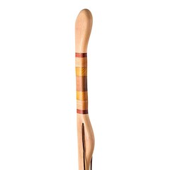 Brazos Twisted Safari Hickory Wood Walking Stick 58 Inch Height