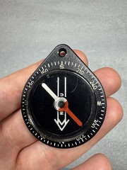 Vintage Silva Lightweight Pocket Compass Portable Keychain Model 9 Type 9
