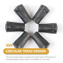 10 Pcs Cane Cover Travel Pole Replacement Trekking Accessories