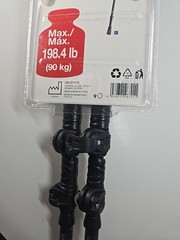 Crivit Trekking Poles Ultra Light 135cm Adjustable Aluminum Walking / Hiking NEW