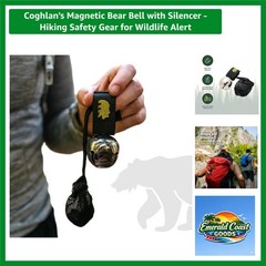 Lightweight Magnetic Bear Bell with Silencer – Essential Hiking Gear for Safety
