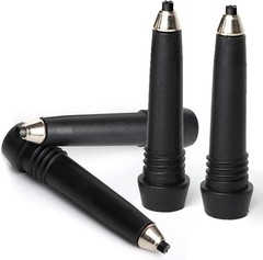 Rubber Trekking Pole Tips 4pcs Walking Hiking Stick Tips Universal Carbide Tips