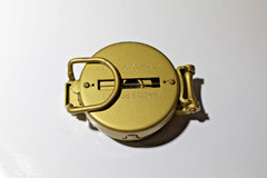 Vintage Metal Liquid Filled LENSATIC Precision Pathfinder Engineer Compass
