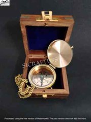 Compass U.S Army Brass Lid Compass | Personalized Best Gift For The U.S Army wit