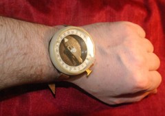 HAND COMPASS VINTAGE SOVIET ORIGINAL WITH LEATHER STRAP/WRISTLE 60’s