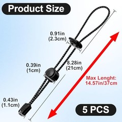 5pcs Backpack Hiking Stick Holders, Reflective Trekking Walking Pole Holder,