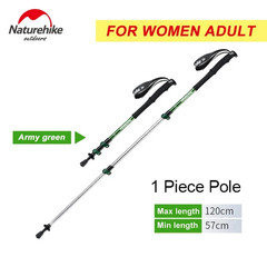 Outdoor Walking Stick Aluminum Alloy Alpenstock Telescopic Hiking Trekking Pole