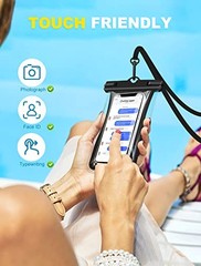Waterproof Phone Pouch [2 Pack][Super Buoyant] Floating IPX8 Waterproof Phone