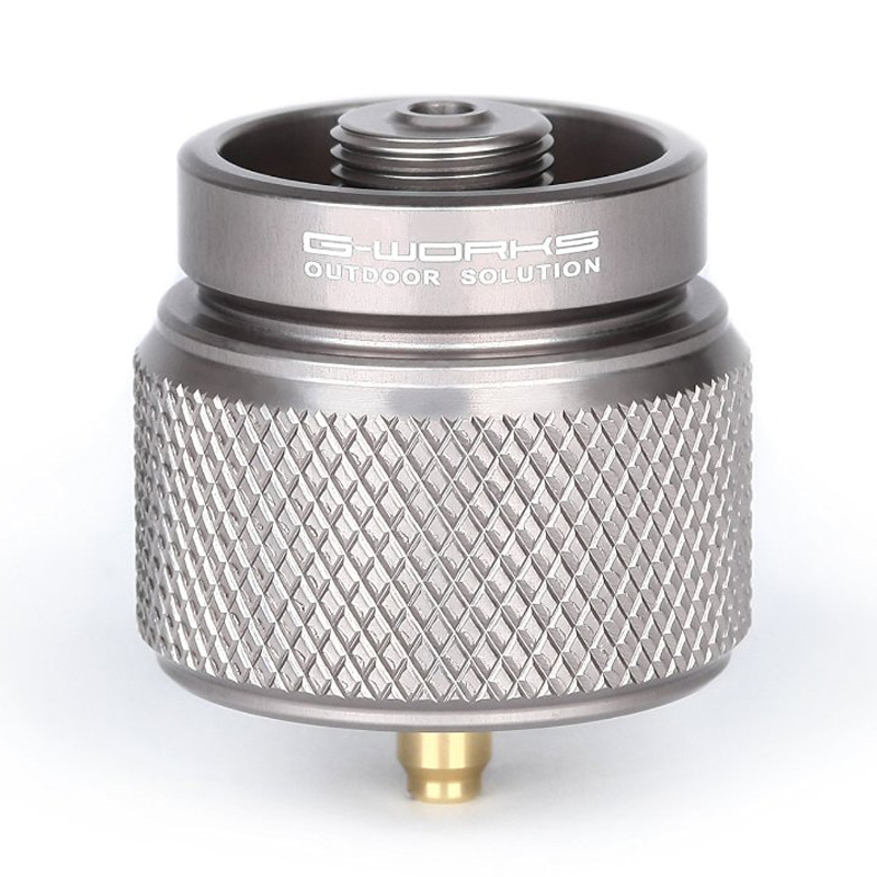 G-WORKS LPG Adapter/camping Propane Small Tank Input and a Lindal Valve Output