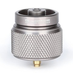 G-WORKS LPG Adapter/camping Propane Small Tank Input and a Lindal Valve Output