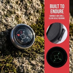 Mini Watch Band Compass Removable Outdoor Camping Hiking Survival Navigation Too