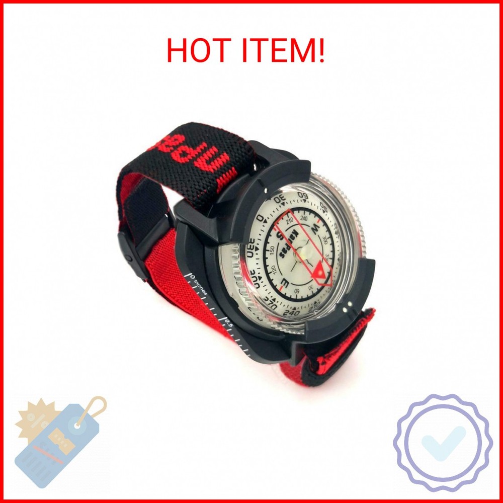 Diving Sighting Wrist Compass for Outdoor Orienteering Mountaineering Hiking