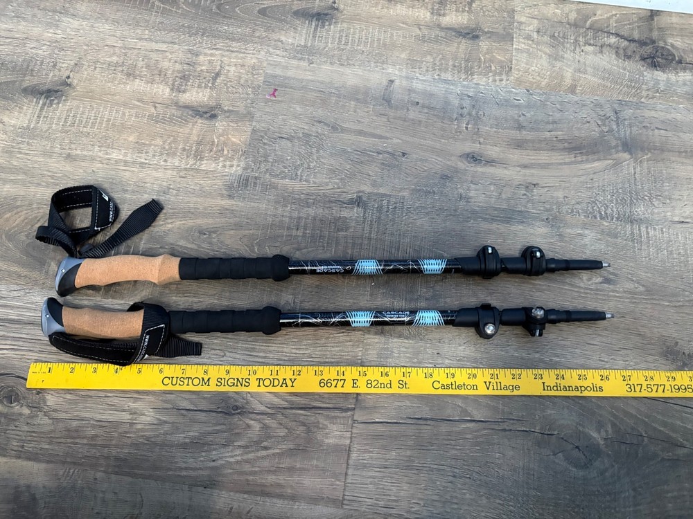 Cascade Mountain Tech Cork Grips Adjustable Trekking Poles