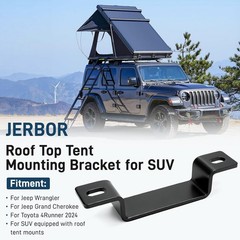 Roof Top Tent Mounting Clamp 4pcs U Bracket for Jeep Roof Rack Rustproof
