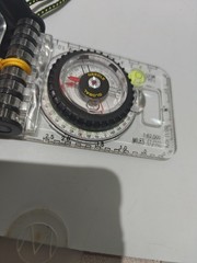 Brunton TruArc15 F-TRUARC15-DMIL-K-GL Compass Rare Earth Magnet, Glow, Mirrored