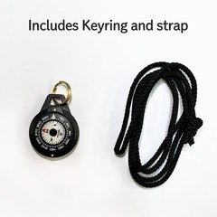 Waterproof Micro Compass Series/Watchband or EDC or mini Whistle or Whistle (…