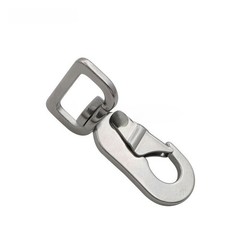 304 Stainless Steel Swivel Eye Snap Hook for Everyday Carry and Outdoor Tasks