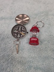 Coleman Compass, Orienteering Dial And Mini Coleman Lantern