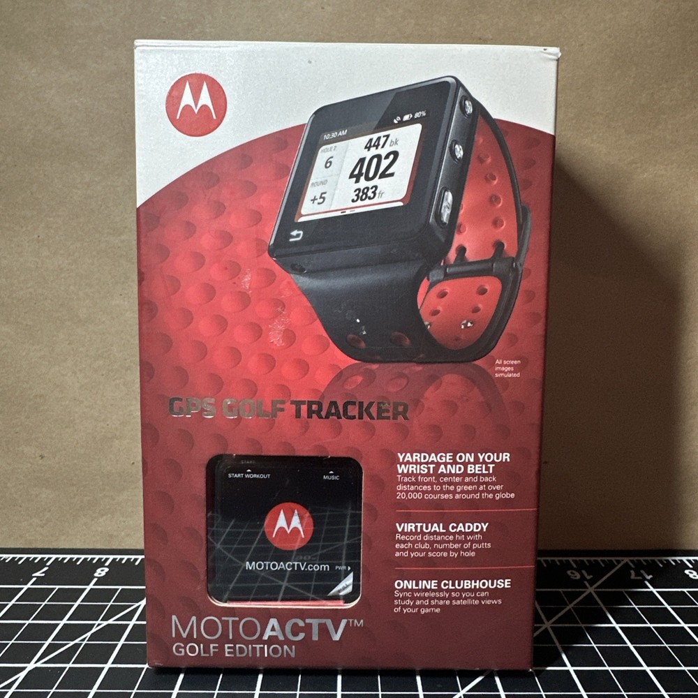 Motorola MOTOACTV 16GB Golf Edition GPS Sports Watch and MP3 Player
