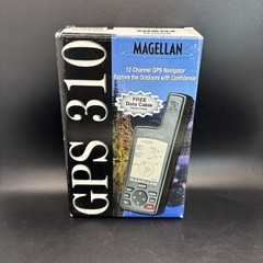 Magellan GPS 310 Handheld w Box and Some Paperwork Preowned Works