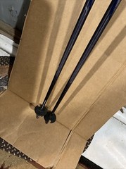 LEKI Fusion 5.0 Series TREKKING Hiking Walking Poles Sticks 48″ long Used