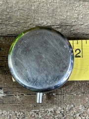 VTG Pasto Metal Pocket Keychain Loop Compass Made in West Germany W/ Hinged Lid