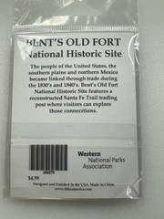 Vintage Bent’s Old Fort Hiking Staff Medallion • Bronze • Unopened • 1990’s