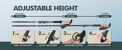 Walking Sticks,Trekking Poles Collapsible Hiking Poles,Lightweight Folding