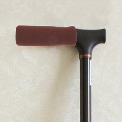 3Pcs Thick Nitrile Rubber Crutch Handle Grips Reusable Non Slip for Cane Handles