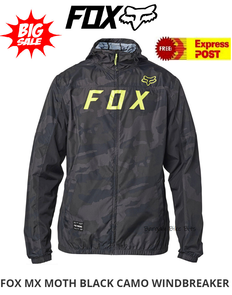 Fox Windbreaker Jacket Lightweight Hooded NEW rrp$99! Mens small / Female #10