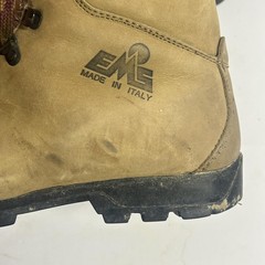Vtg EMS Mountaineering Boots Men’s Size 9M Made in Italy Hiking Brown Vibram