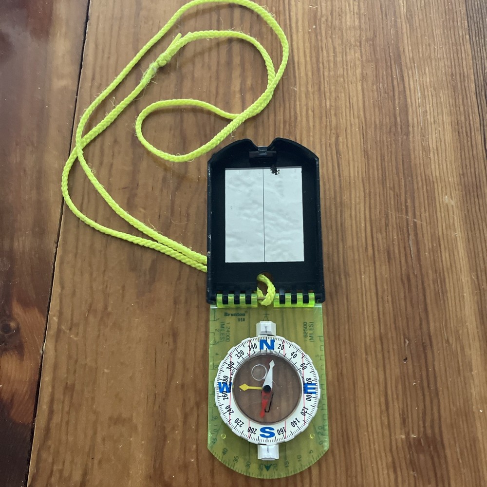 BRUNTON USA Mirrored Declination Compass Green