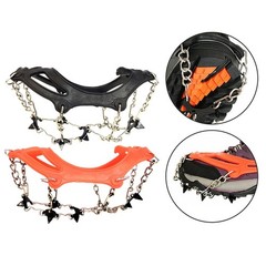 8-Tine Steel Crampons Icy Terrain Grip Enhanced Stability For Climbing