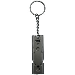 High Decibel 150DB Double Tube Survival Whistle with Keychain for Camping