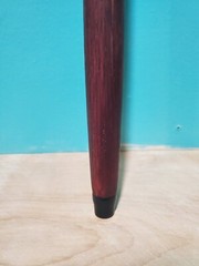 Hiking Staff Handmade Hickory 60 in. Staff Length Leather Grip Strap and Tip
