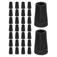 30 Pcs Tips of Trekking Poles Replacement Cane Round Rubber Feet Accessories