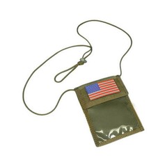 V1 ID CARD DISPLAY / ACCREDITATION & DOCUMENT NECK WALLET CORDURA MULTICAM