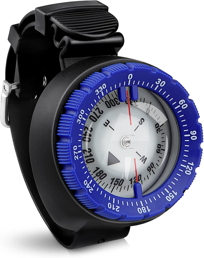 Professional Waterproof Dive Compass with TPU Band for Outdoor Activities
