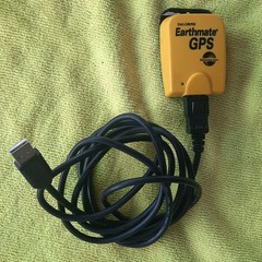 DeLorme Earthmate GPS Receiver Model 9538 v1.0 and USB Cable Used B11