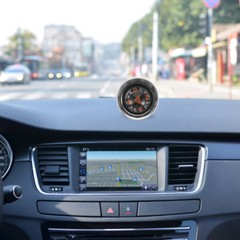 Small Car Dashboard Compass Car Mount Compass Black Compass for Vehicle Boat