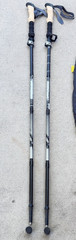 Set of Trekology Trek Z Folding Trekking Poles 105-120CM Black . 7G