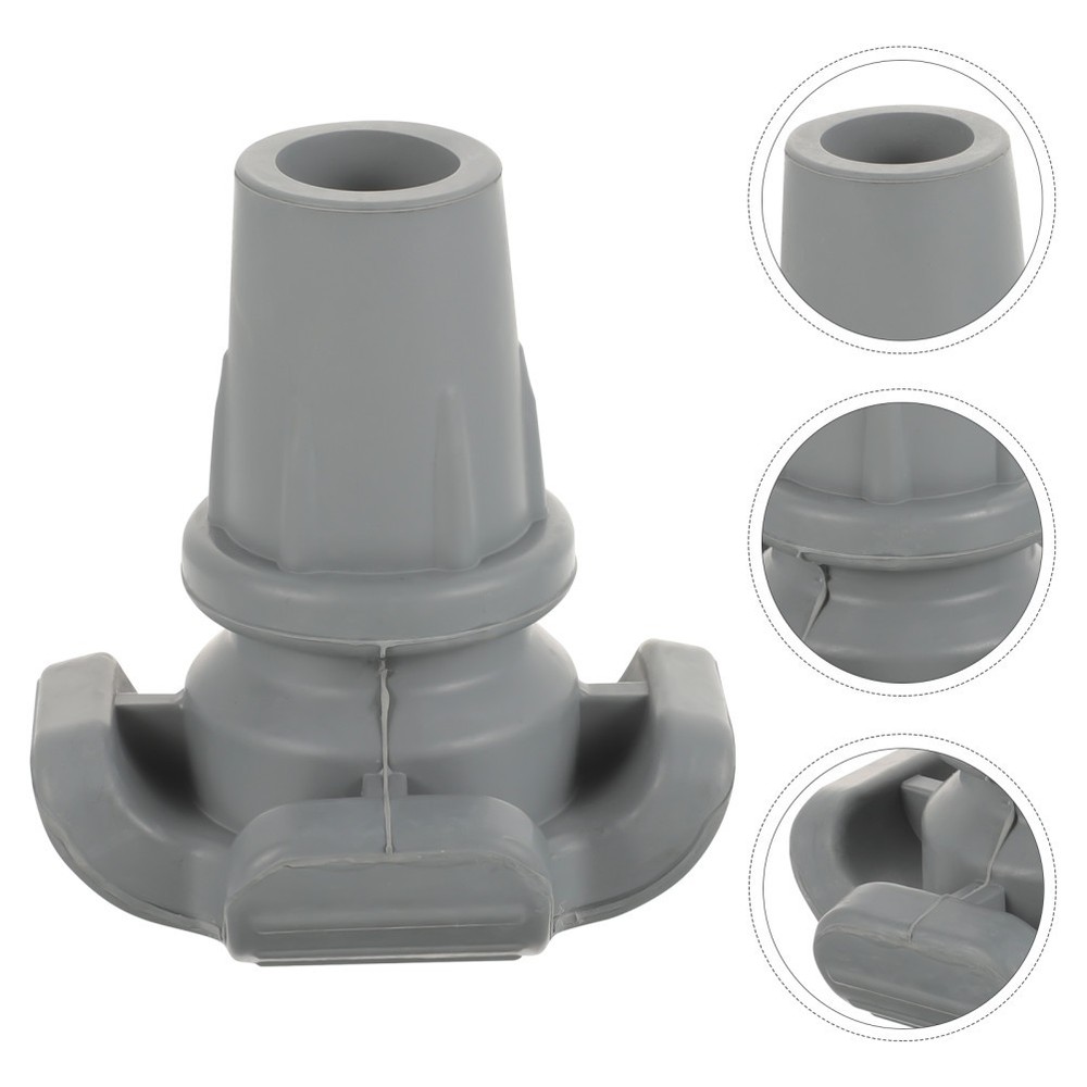 Replacement Crutch Pads Walking Stick Tips Rubber Accessories for Crutches