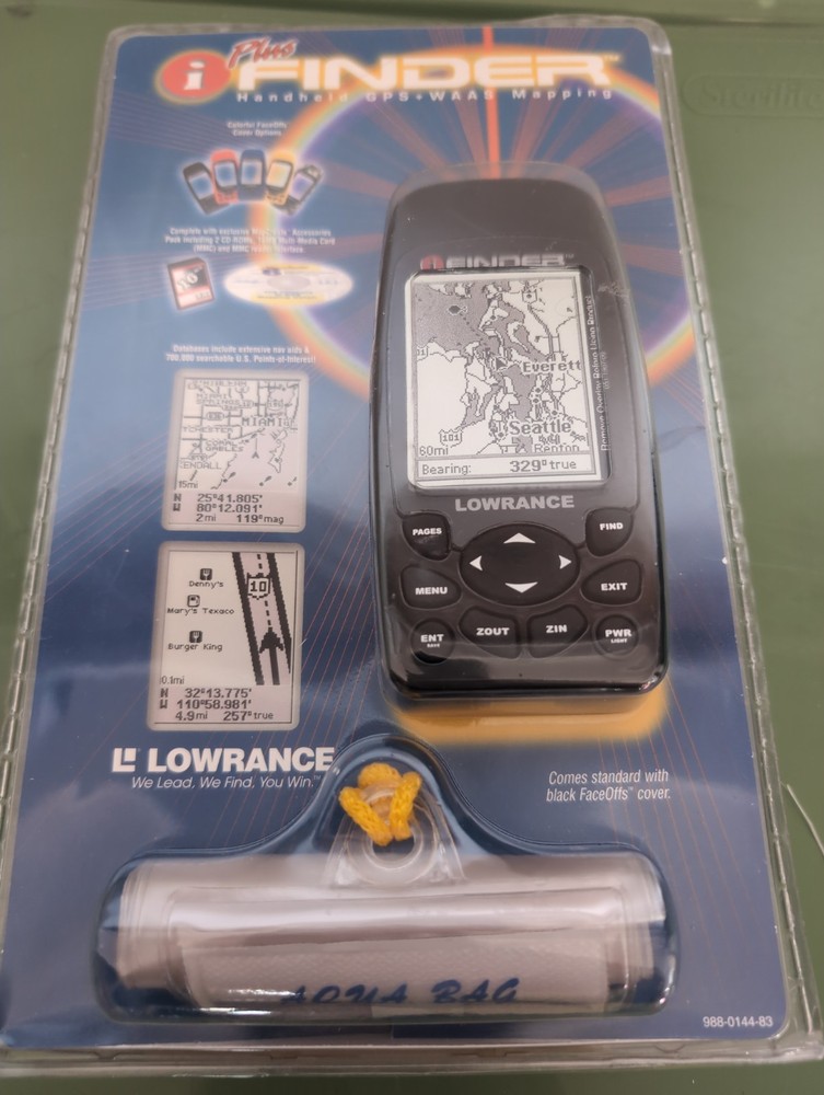 Lowrance iFinder handheld GPS in box+new