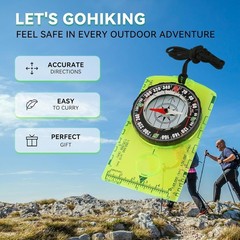 Compass Hiking Survival, Wilderness Survival Compass for Kids- Magnetic Gear …