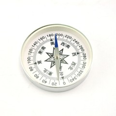 Compass button emergency hiking-adventure-field work