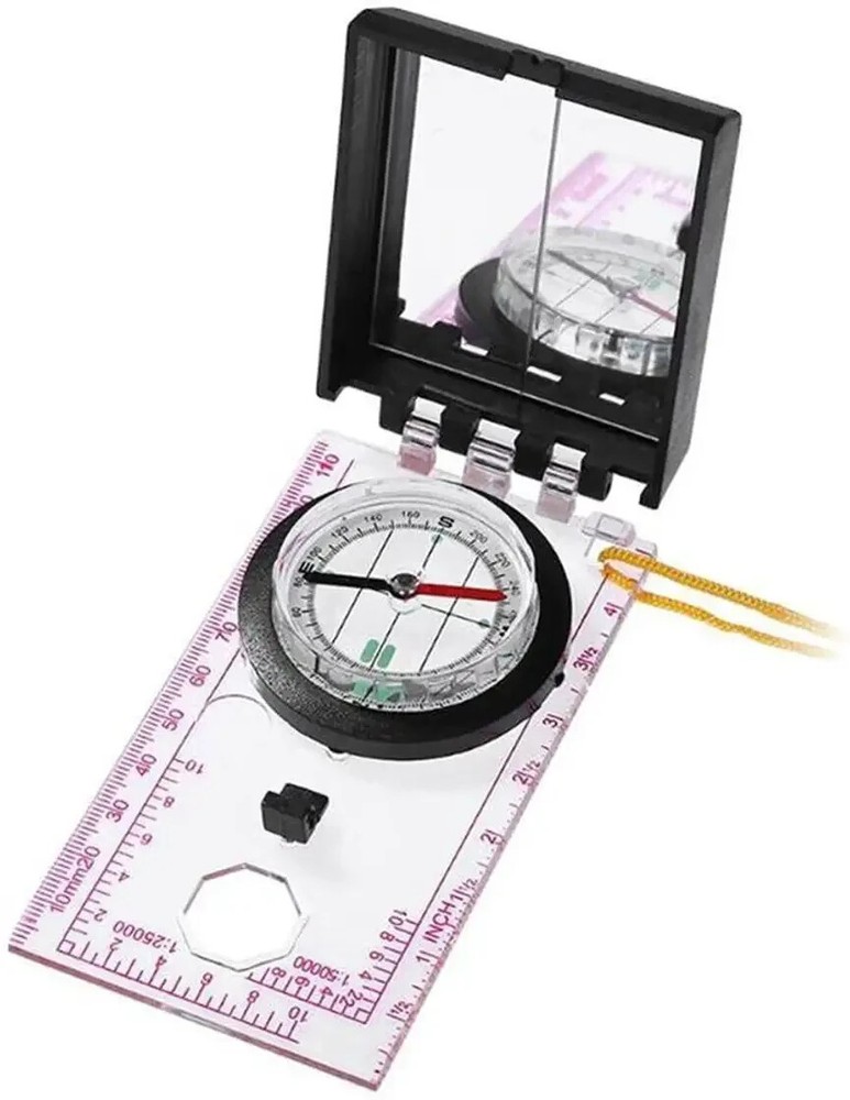 Liquid Filled Orienteering Navigation Map Compass Hiking Trekking Bush Camping
