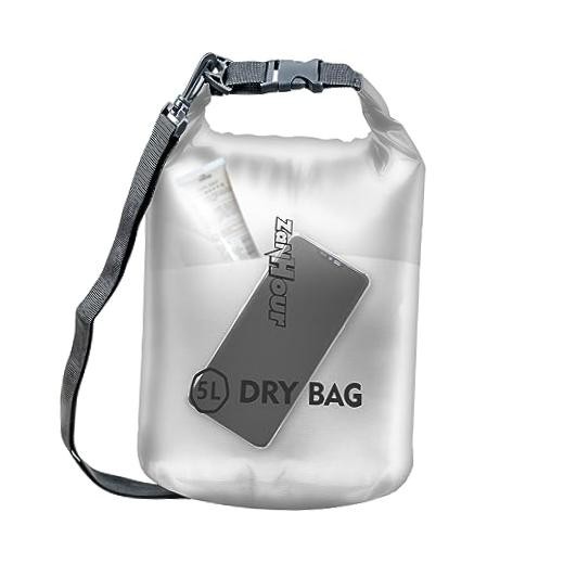 Waterproof Dry Bag – Roll Top Transparent Storage 2L White