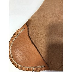 Vtg Mexico Hand Tooled Leather Tripod Stool Seat Cover NCAA Montana NFL Seahawks