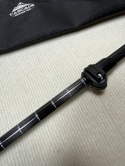 Cascade Mountain Tech Quick CMT Carbon Cork Grip Trekking Poles Walking Stick 54