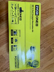 Ryobi 18V Compact Camper’s Kit – Cordless Light, Speaker, Fan, Battery, Charger